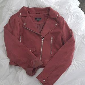 Rue21 faux lether cropped jacket